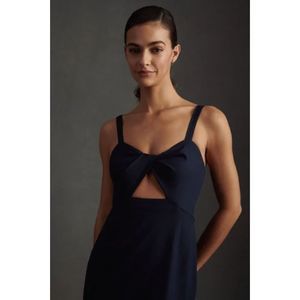 BHLDN Evonna Midi Dress in Navy size 6